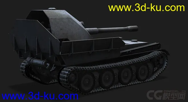 德国_G_Panther“猎豹”坦克歼击车模型的图片3