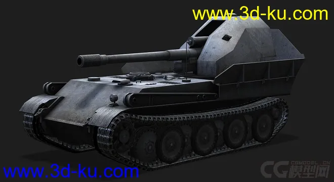 德国_G_Panther“猎豹”坦克歼击车模型的图片4