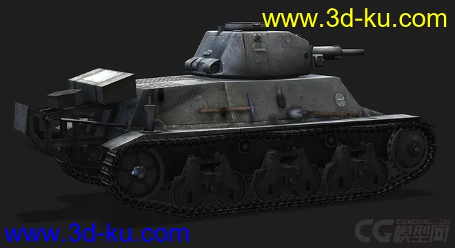 德国_H39_captured哈奇开斯坦克模型的图片3