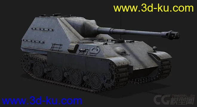德国_JagdPantherII反坦克歼击车模型的图片1