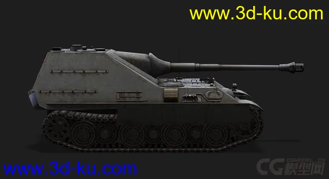 德国_JagdPantherII反坦克歼击车模型的图片2