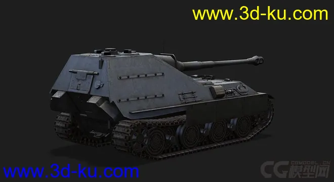 德国_JagdPantherII反坦克歼击车模型的图片3