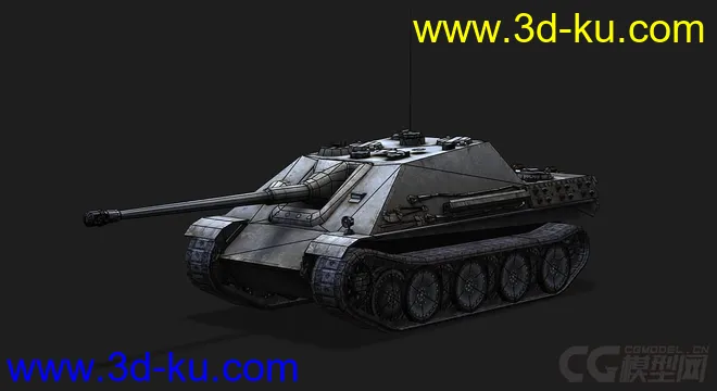德国_JagdPanther黑豹坦克模型的图片5