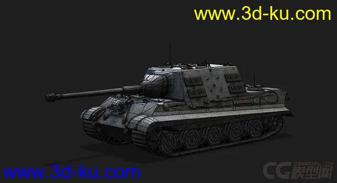 德国_Jagdtiger重型坦克歼击车模型的图片5