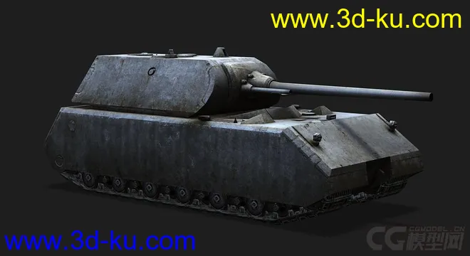 德国_Maus鼠式超重型坦克模型的图片1