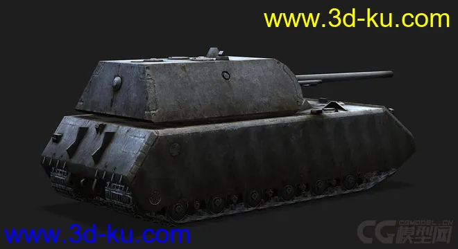 德国_Maus鼠式超重型坦克模型的图片3