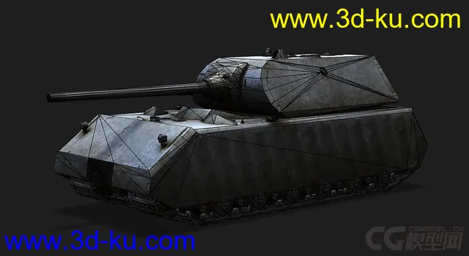 德国_Maus鼠式超重型坦克模型的图片5