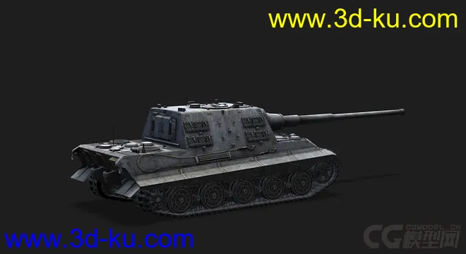 德国_JagdTiger ”猎虎“ 重型坦克歼击车模型的图片3