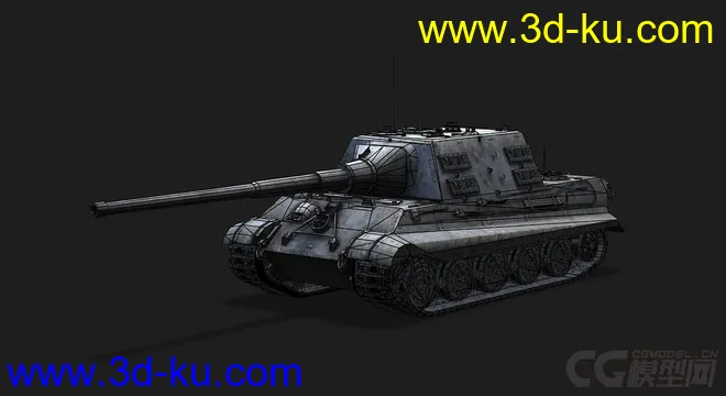德国_JagdTiger ”猎虎“ 重型坦克歼击车模型的图片5