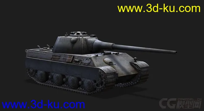 德国_Panther_II黑豹2型中型坦克模型的图片1