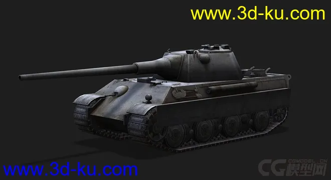 德国_Panther_II黑豹2型中型坦克模型的图片4