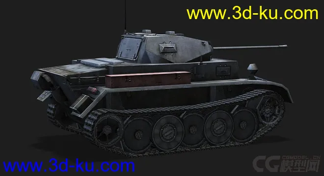 德国_PzII_Luchs轻型侦查坦克模型的图片3