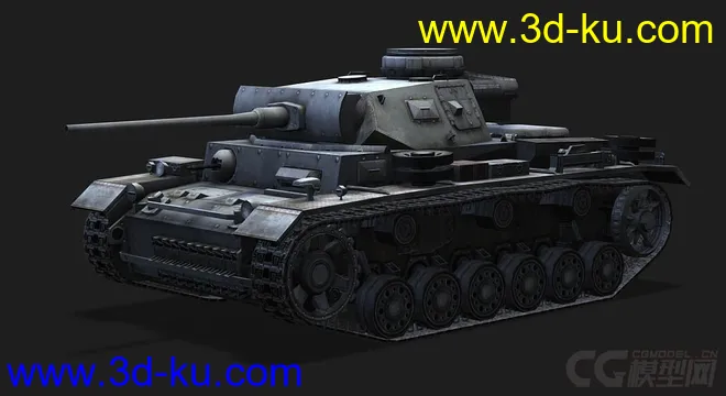 德国_PzIII 轻型坦克模型的图片4