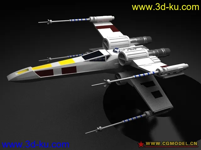 星球大战盟军X战机模型带完成的视频动画（含音效）的图片4