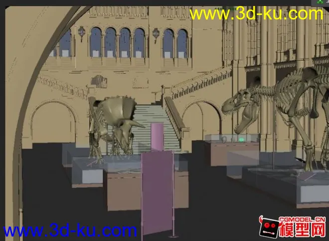 恐龙 博物馆 【看你电脑卡不卡】模型的图片1