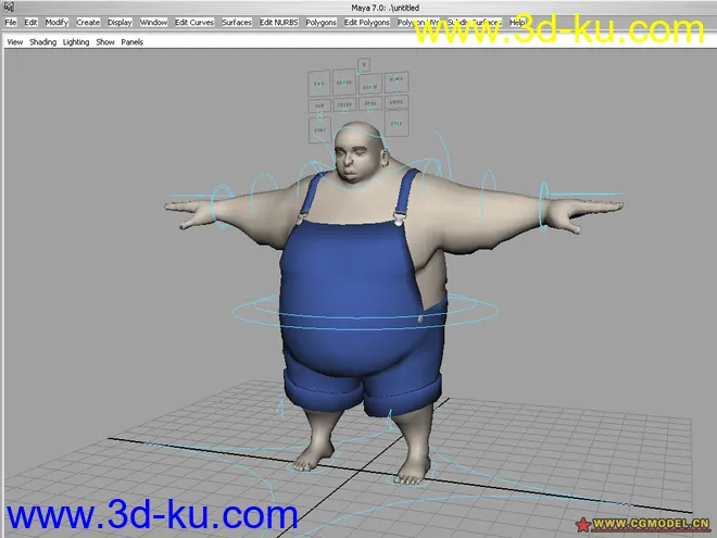 设置好的大胖子 权重已刷模型的图片1