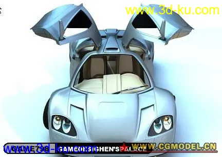超级概念车Nimble3(高模)模型的图片3