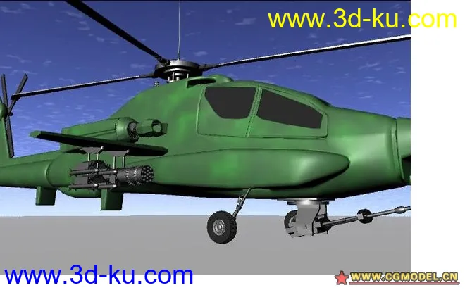 阿帕奇直升飞机模型的图片1