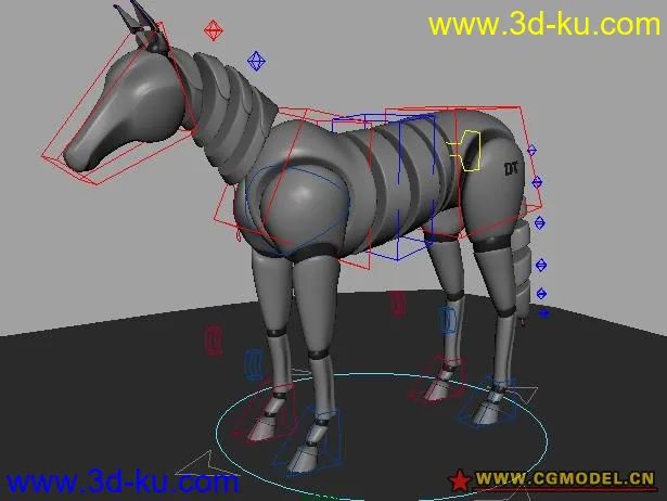 做动画很好用的马模型的图片1