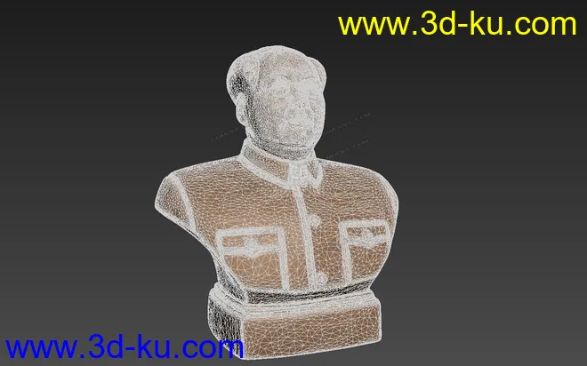 3D打印-毛泽东铜像-毛主席铜像模型的图片2