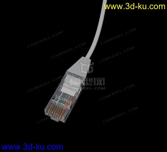 网线头  ethernet cable模型的图片2