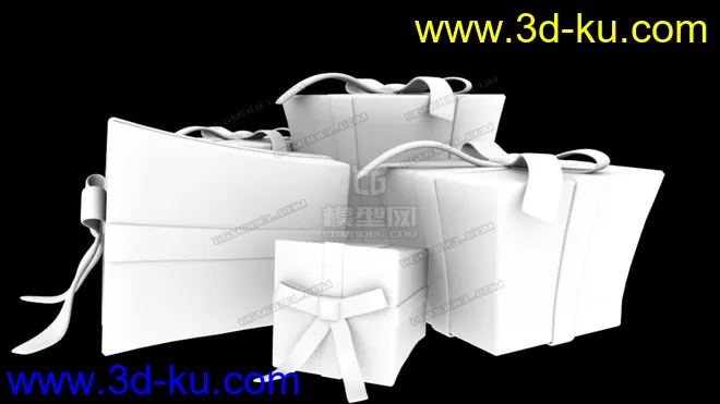 礼物盒子OBJ模型的图片2
