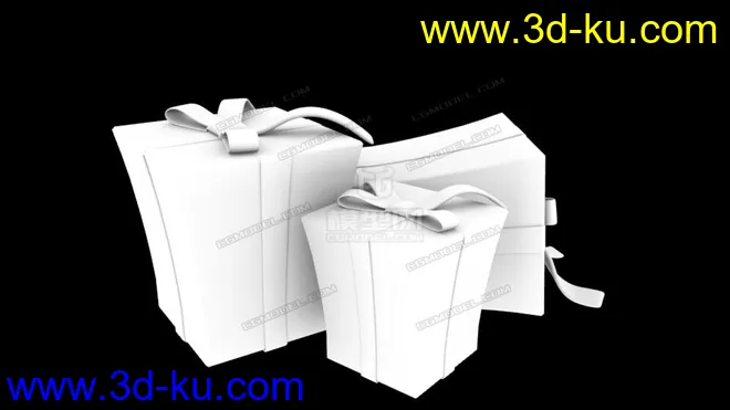 礼物盒子OBJ模型的图片4