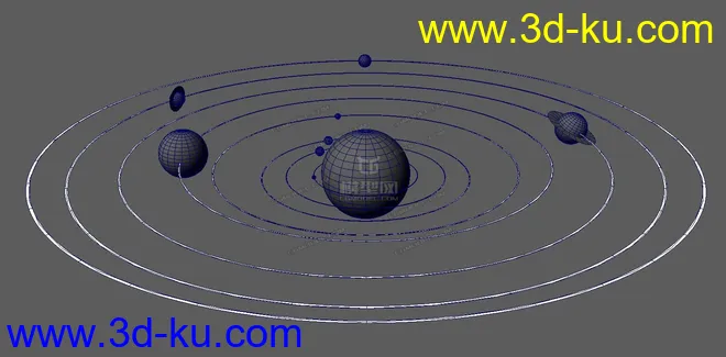 太阳系，有动画模型的图片2
