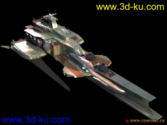 【高达无双2】战舰6艘，带贴图、材质(VRAY)模型的图片13