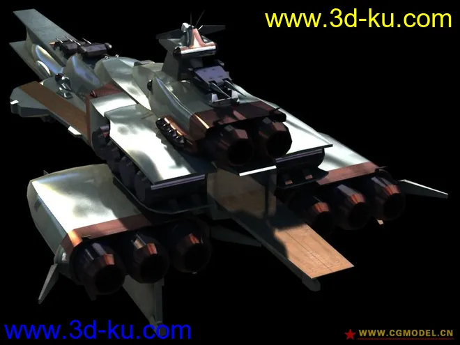 【高达无双2】战舰6艘，带贴图、材质(VRAY)模型的图片15