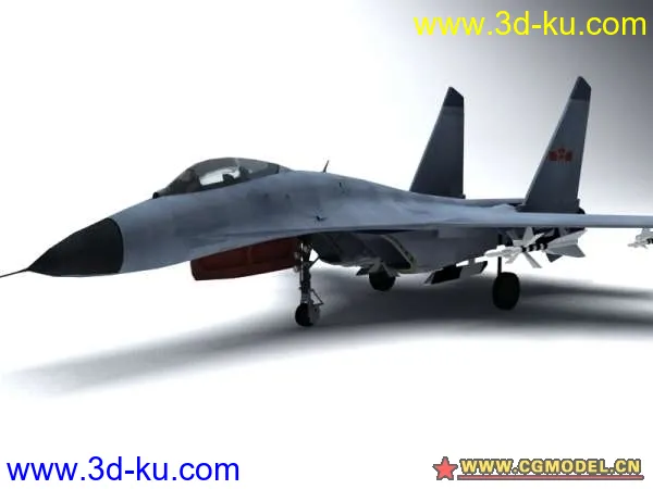 首次制作战斗机 J-11空军涂装 （中模）模型的图片1