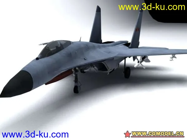首次制作战斗机 J-11空军涂装 （中模）模型的图片2