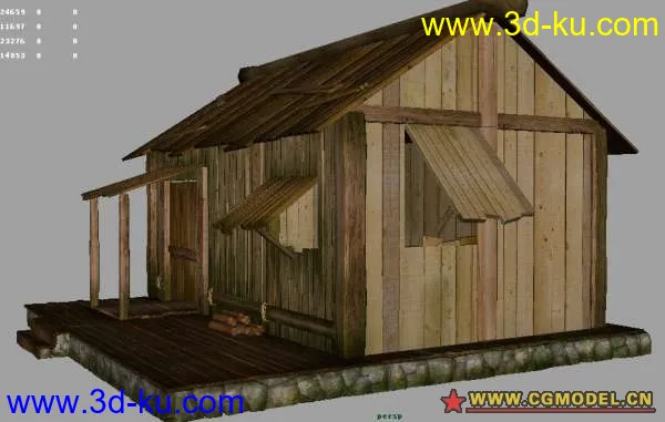 荒废的木屋模型的图片2