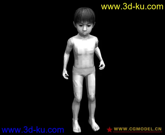 WII体感操作恐怖游戏【咒怨】里面的小男孩“骏雄”！模型的图片1