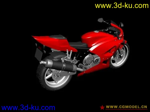 摩托Motorbike 高模漂亮~模型的图片1