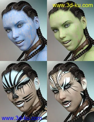 3D打印模型Rhiain for Genesis 8 Female的图片