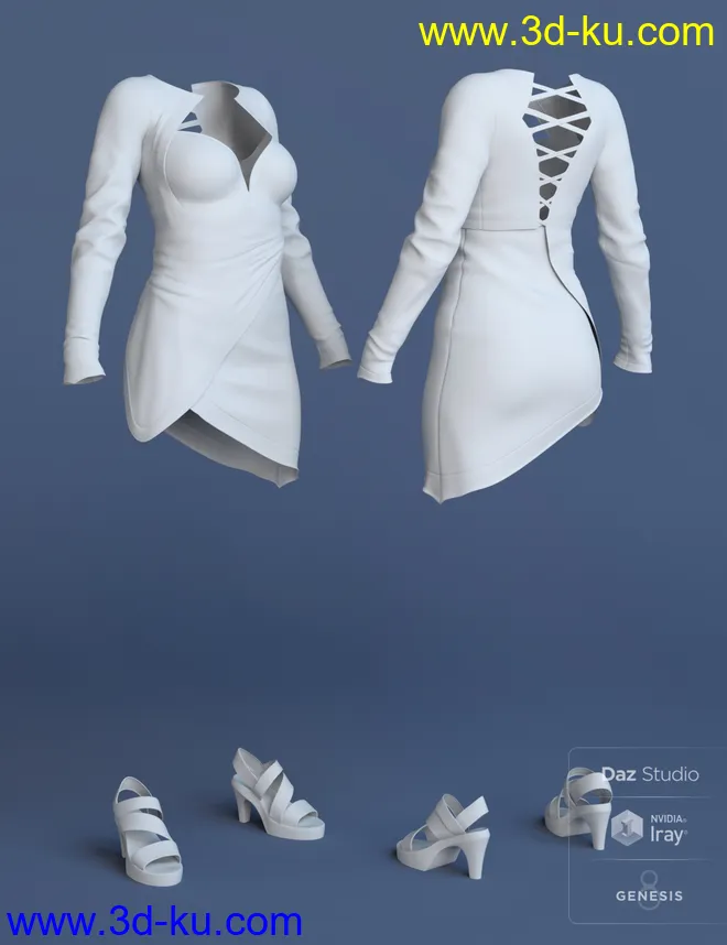 Rising Star Outfit for Genesis 8 Female(s)模型的图片5