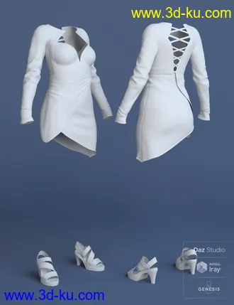 3D打印模型Rising Star Outfit for Genesis 8 Female(s)的图片