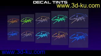 3D打印模型RL Graffiti Tags的图片