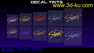 3D打印模型RL Graffiti Tags的图片