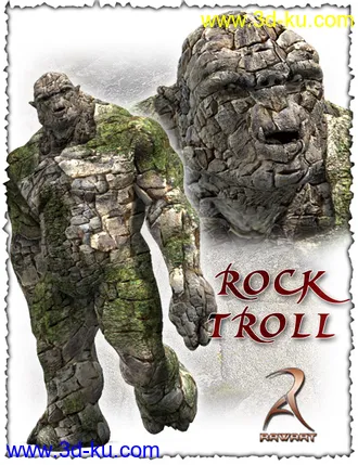 3D打印模型Rock Troll的图片