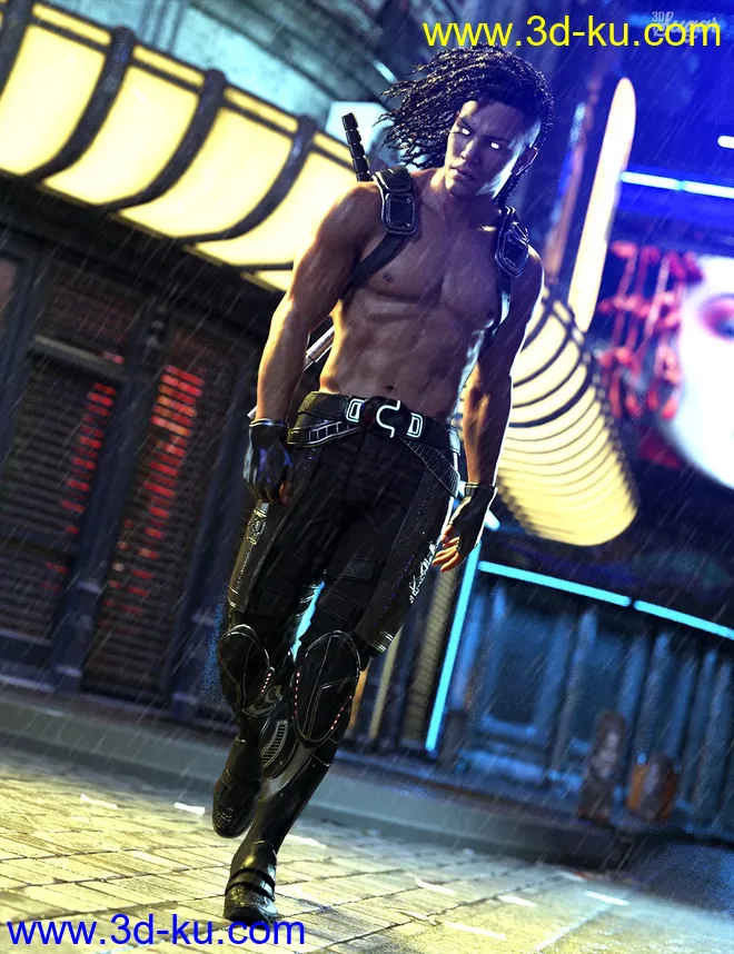 Rogue Hunter Poses for Genesis 8 Male模型的图片1