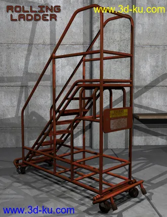 3D打印模型Rolling Ladder的图片