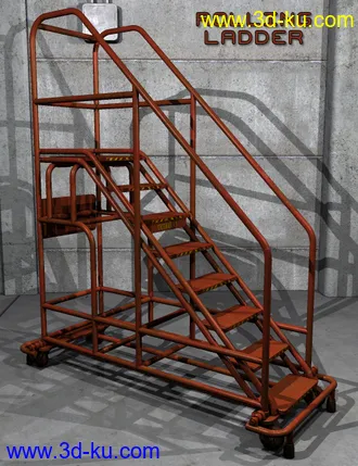 3D打印模型Rolling Ladder的图片