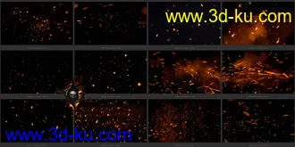 3D打印模型Ron's Sparks and Embers的图片