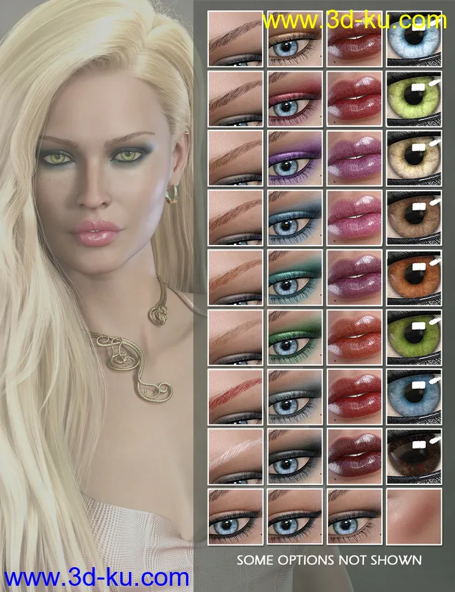 Rosamond HD for Genesis 8.1 Female模型的图片11