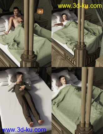 3D打印模型Rosemill Moor The Wait Poses for Genesis 8的图片