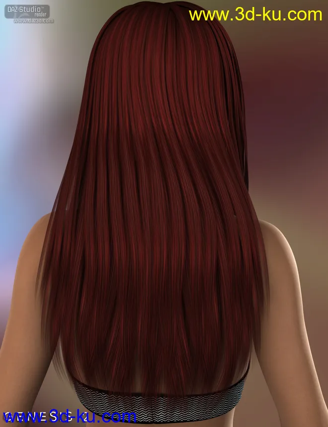 Roxanna Hair for Genesis 2 Female(s)模型的图片2