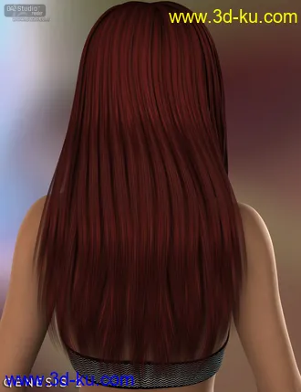 3D打印模型Roxanna Hair for Genesis 2 Female(s)的图片