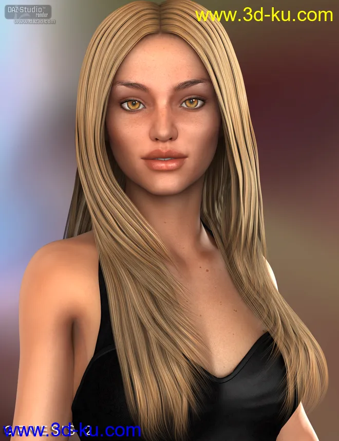 Roxanna Hair for Genesis 2 Female(s)模型的图片5